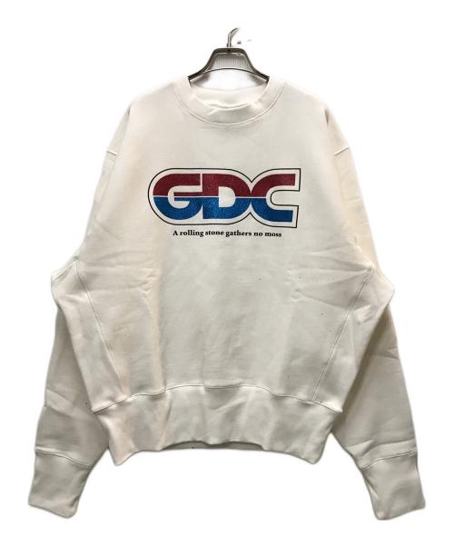 GDC（ジーディーシー）GDC (ジーディーシー) trico sweat ホワイト サイズ:Lの古着・服飾アイテム