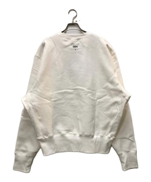GDC（ジーディーシー）GDC (ジーディーシー) trico sweat ホワイト サイズ:Lの古着・服飾アイテム