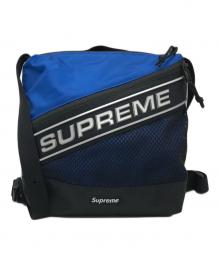 SUPREME（シュプリーム）の古着「メッシュショルダーバッグ」｜ブラック×ブルー