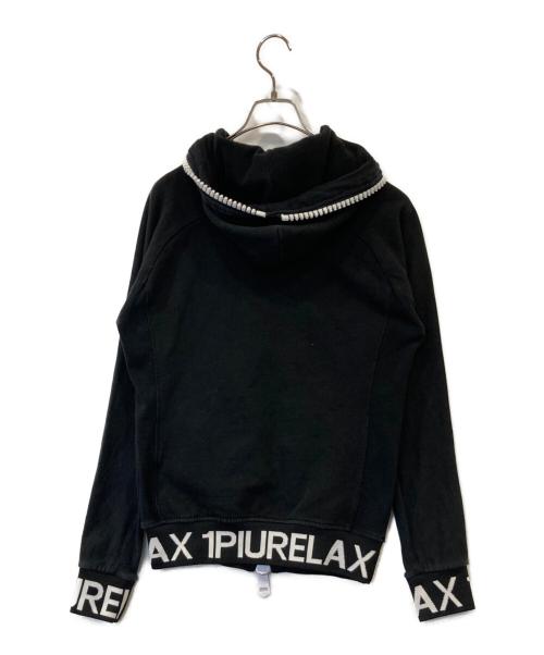 1PIU1UGUALE3 RELAX（ウノピゥウノウグァーレトレ リラックス）1piu1uguale3 relax (ウノピゥウノウグァーレトレ リラックス) ジップパーカー ブラック サイズ:不明の古着・服飾アイテム