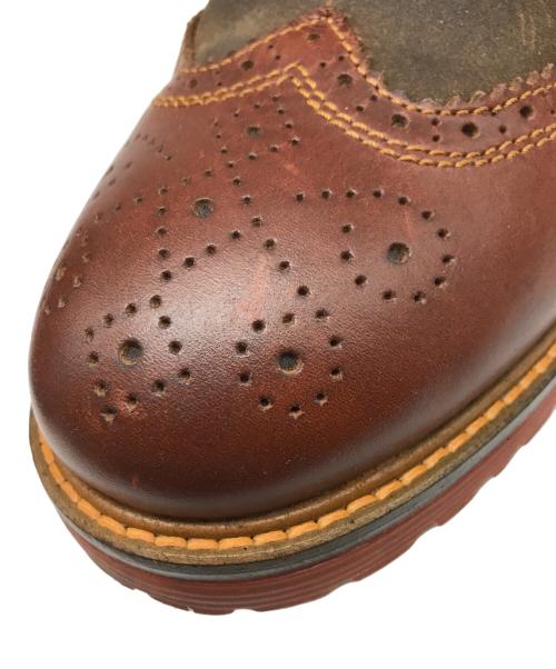 Danner（ダナー）Danner (ダナー) ウィングチップブーツ ブラウン×カーキ サイズ:US 8 1/2の古着・服飾アイテム