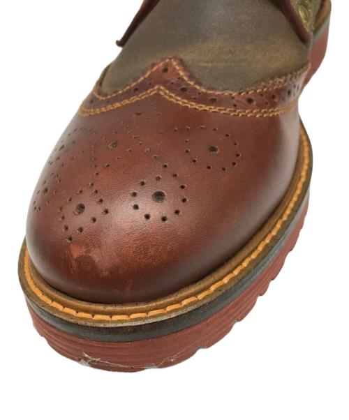 Danner（ダナー）Danner (ダナー) ウィングチップブーツ ブラウン×カーキ サイズ:US 8 1/2の古着・服飾アイテム