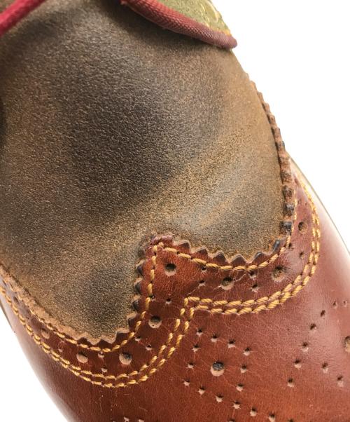 Danner（ダナー）Danner (ダナー) ウィングチップブーツ ブラウン×カーキ サイズ:US 8 1/2の古着・服飾アイテム
