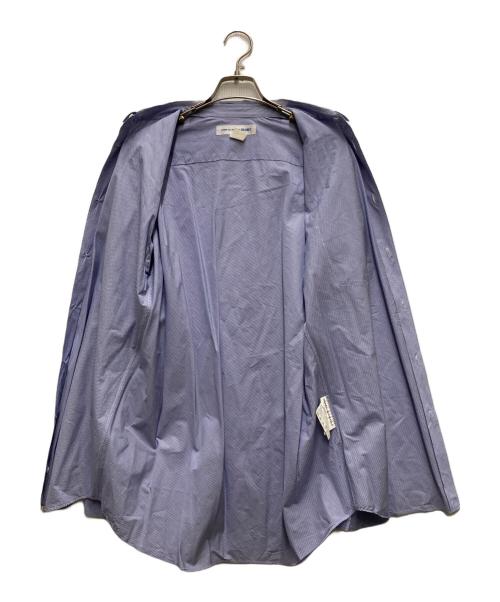 COMME des GARCONS SHIRT（コムデギャルソンシャツ）COMME des GARCONS SHIRT (コムデギャルソンシャツ) ストライプシャツ ブルー サイズ:Lの古着・服飾アイテム