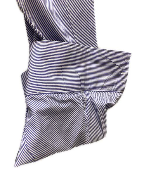 COMME des GARCONS SHIRT（コムデギャルソンシャツ）COMME des GARCONS SHIRT (コムデギャルソンシャツ) ストライプシャツ ブルー サイズ:Lの古着・服飾アイテム