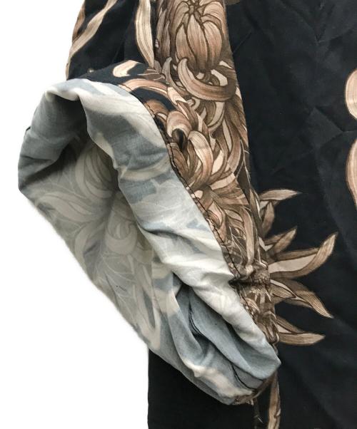 YUKIO OGAWA（ユキオ オガワ）YUKIO OGAWA (ユキオ オガワ) SHINSHU MANABU Rayon Shirt オープンカラーシャツ ブラック サイズ:Mの古着・服飾アイテム