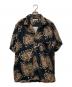YUKIO OGAWA（ユキオ オガワ）の古着「Rayon Shirt オープンカラーシャツ」｜ブラック