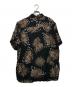 YUKIO OGAWA (ユキオ オガワ) SHINSHU MANABU Rayon Shirt オープンカラーシャツ ブラック サイズ:M：9000円