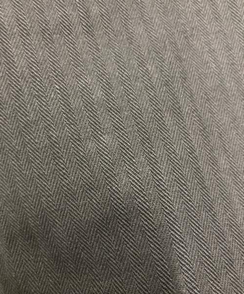 JEAN LAUMET（ジャン・ロメ）JEAN LAUMET (ジャン・ロメ) Pantalon chevron ヘリンボーンパンツ ブラック サイズ:不明の古着・服飾アイテム