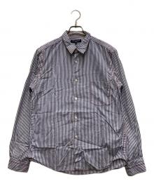 COMME des GARCONS HOMME（コムデギャルソン オム）の古着「ストライプシャツ」｜ネイビー