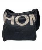 COMME des GARCONS HOMMEコムデギャルソン オム）の古着「キャンバスショルダーバッグ」｜ブラック
