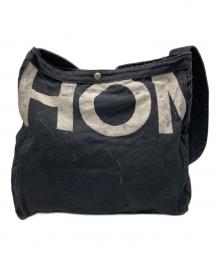 COMME des GARCONS HOMME（コムデギャルソン オム）の古着「キャンバスショルダーバッグ」｜ブラック