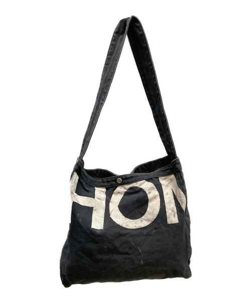 COMME des GARCONS HOMME（コムデギャルソン オム）COMME des GARCONS HOMME (コムデギャルソン オム) キャンバスショルダーバッグ ブラックの古着・服飾アイテム