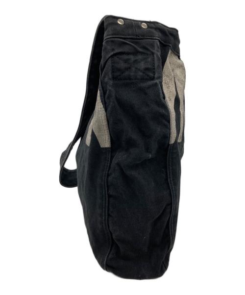 COMME des GARCONS HOMME（コムデギャルソン オム）COMME des GARCONS HOMME (コムデギャルソン オム) キャンバスショルダーバッグ ブラックの古着・服飾アイテム