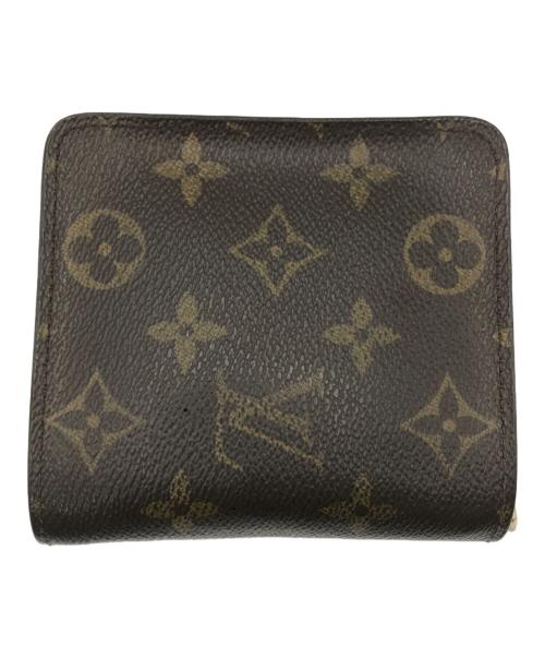 LOUIS VUITTON（ルイ ヴィトン）LOUIS VUITTON (ルイ ヴィトン) モノグラム コンパクト・ジップ ブラウンの古着・服飾アイテム