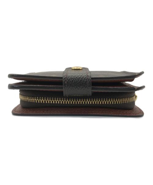 LOUIS VUITTON（ルイ ヴィトン）LOUIS VUITTON (ルイ ヴィトン) モノグラム コンパクト・ジップ ブラウンの古着・服飾アイテム