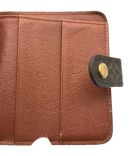 LOUIS VUITTON（ルイ ヴィトン）LOUIS VUITTON (ルイ ヴィトン) モノグラム コンパクト・ジップ ブラウンの古着・服飾アイテム