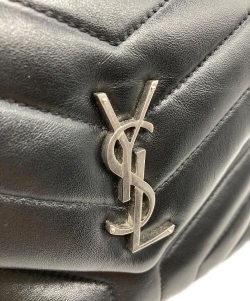 Yves Saint Laurent（イヴサンローラン）Yves Saint Laurent (イヴサンローラン) LOULOU【ルル】 キルティングレザーショルダーバッグ ブラックの古着・服飾アイテム
