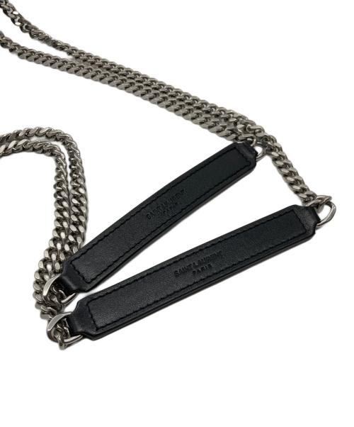 Yves Saint Laurent（イヴサンローラン）Yves Saint Laurent (イヴサンローラン) LOULOU【ルル】 キルティングレザーショルダーバッグ ブラックの古着・服飾アイテム