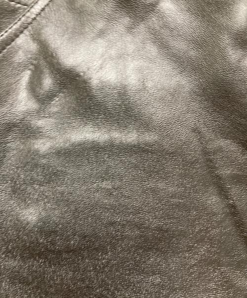 stussy（ステューシー）stussy (ステューシー) CARPENTER PANT LEATHER ブラック サイズ:76cm (W30)の古着・服飾アイテム