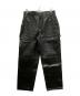 stussy（ステューシー）の古着「CARPENTER PANT LEATHER」｜ブラック