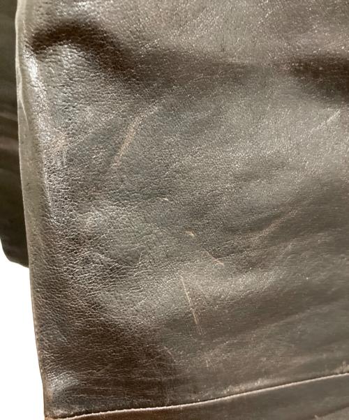 stussy（ステューシー）stussy (ステューシー) New Classic Jean leather ブラウン サイズ: 81cm (W32)の古着・服飾アイテム