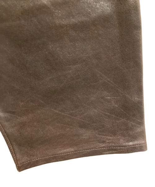 stussy（ステューシー）stussy (ステューシー) New Classic Jean leather ブラウン サイズ: 81cm (W32)の古着・服飾アイテム