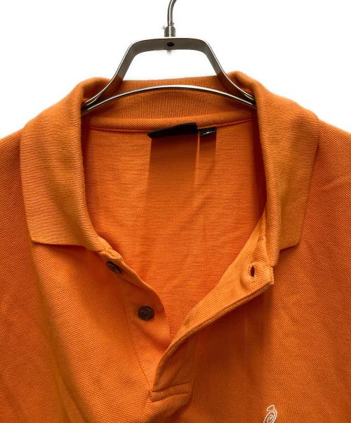stussy（ステューシー）stussy (ステューシー) CLASSIC PIQUE POLO オレンジ サイズ:Sの古着・服飾アイテム