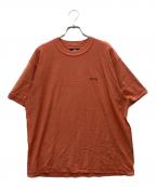 stussyステューシー）の古着「Lazy Tee」｜オレンジ