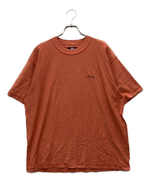 stussy（ステューシー）stussy (ステューシー) Lazy Tee オレンジ サイズ:Mの古着・服飾アイテム