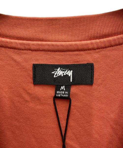 stussy（ステューシー）stussy (ステューシー) Lazy Tee オレンジ サイズ:Mの古着・服飾アイテム