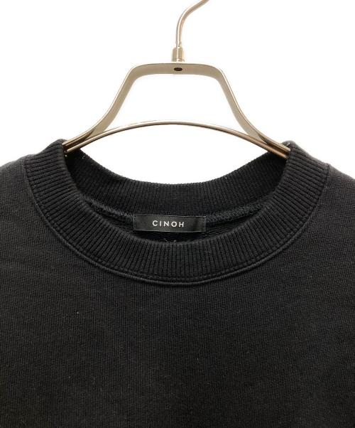 CINOH（チノ）CINOH (チノ) CIGAR POCKET CREW NECK SWEAT ブラック サイズ:48の古着・服飾アイテム