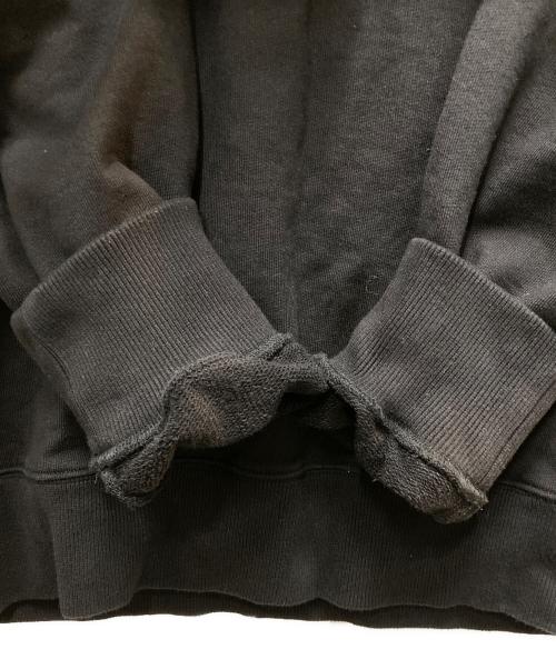 CINOH（チノ）CINOH (チノ) CIGAR POCKET CREW NECK SWEAT ブラック サイズ:48の古着・服飾アイテム