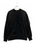 CINOH（チノ）の古着「CIGAR POCKET CREW NECK SWEAT」｜ブラック