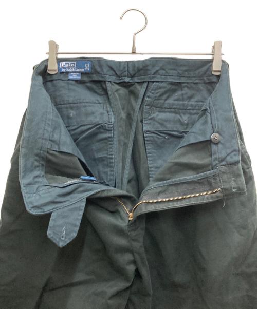 POLO RALPH LAUREN（ポロ・ラルフローレン）POLO RALPH LAUREN (ポロ・ラルフローレン) 90's PROSPECT PANT チノパンツ ブラック サイズ: 91cm (W36)の古着・服飾アイテム
