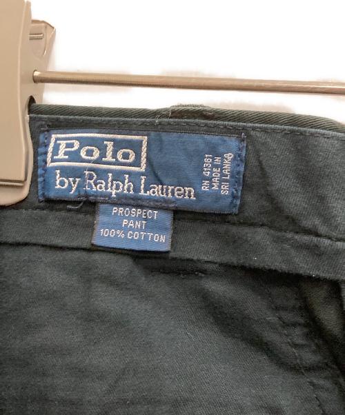 POLO RALPH LAUREN（ポロ・ラルフローレン）POLO RALPH LAUREN (ポロ・ラルフローレン) 90's PROSPECT PANT チノパンツ ブラック サイズ: 91cm (W36)の古着・服飾アイテム