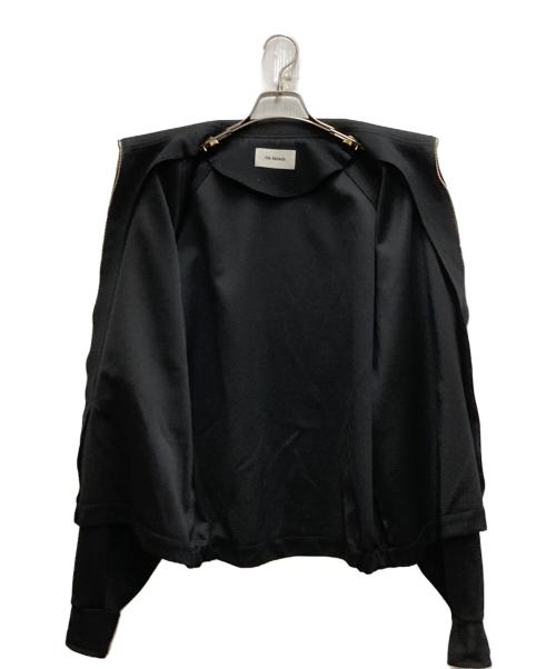 THE RERACS（ザ リラクス）THE RERACS (ザ リラクス) STUDIOUS (ステュディオス) 別注 DRIVERS KNIT ジップジャケット ブラック サイズ:46の古着・服飾アイテム