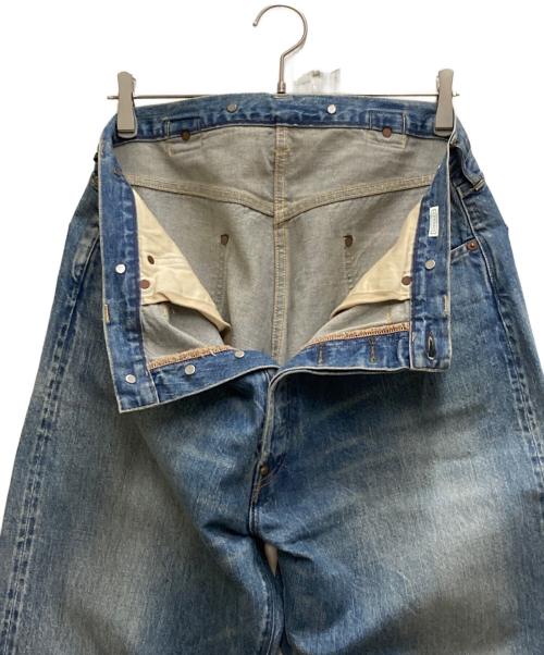 A.PRESSE（アプレッセ）A.PRESSE (アプレッセ) No.22 Washed Wide Denim Pants インディゴ サイズ:W32の古着・服飾アイテム