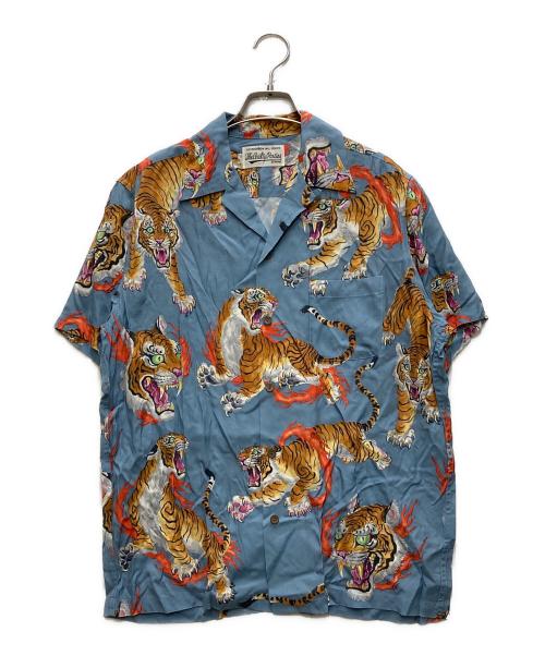 WACKO MARIA（ワコマリア）WACKO MARIA (ワコマリア) TIM LEHI HAWAIIAN SHIRT ブルー サイズ:Mの古着・服飾アイテム