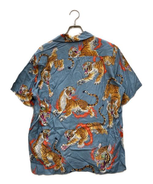 WACKO MARIA（ワコマリア）WACKO MARIA (ワコマリア) TIM LEHI HAWAIIAN SHIRT ブルー サイズ:Mの古着・服飾アイテム