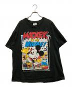 MICKEY&COミッキー アンド コー）の古着「90sプリントTシャツ」｜ブラック