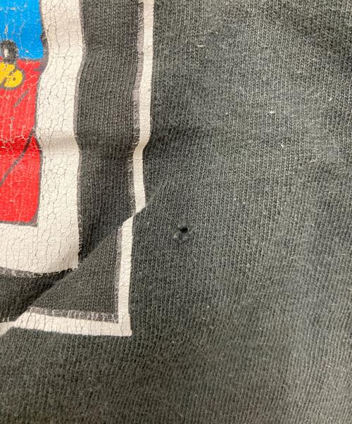 MICKEY&CO（ミッキー アンド コー）MICKEY&CO (ミッキー アンド コー) 90sプリントTシャツ ブラック サイズ:表記無しの古着・服飾アイテム