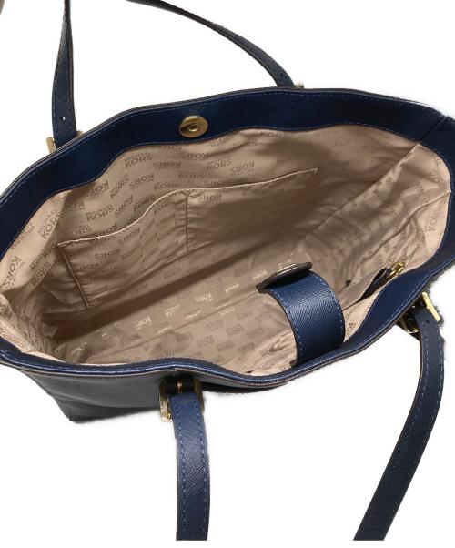 MICHAEL MICHAEL KORS（マイケル マイケルコース）MICHAEL MICHAEL KORS (マイケル マイケルコース) トートバッグ ネイビーの古着・服飾アイテム