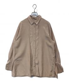 IENA（イエナ）の古着「＆NAVY ペプラムブラウス」｜ベージュ