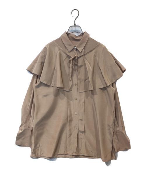 IENA（イエナ）IENA (イエナ) ＆NAVY ペプラムブラウス ベージュ サイズ:Freeの古着・服飾アイテム