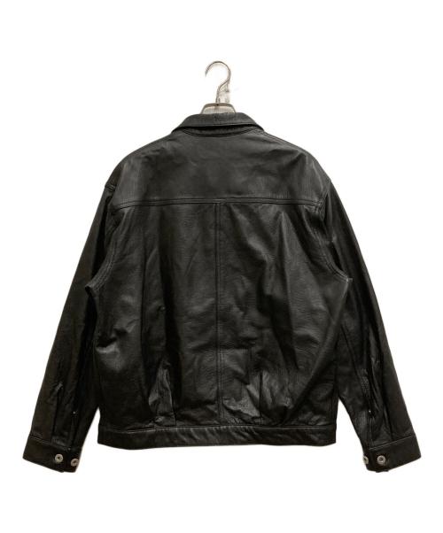 JOURNAL STANDARD（ジャーナルスタンダード）JOURNAL STANDARD (ジャーナルスタンダード) NZ ラムレザー トラッカージャケット ブラック サイズ:Mの古着・服飾アイテム