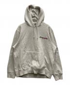 stussyステューシー）の古着「Positive Vibrations Applique Hoodie」｜グレー