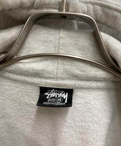 stussy（ステューシー）stussy (ステューシー) Positive Vibrations Applique Hoodie グレー サイズ:Mの古着・服飾アイテム