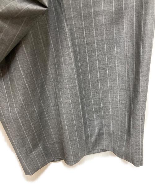 ALEXANDER WANG（アレキサンダー・ワン）ALEXANDER WANG (アレキサンダー・ワン) ウエストレイヤードストライプスラックス グレーの古着・服飾アイテム