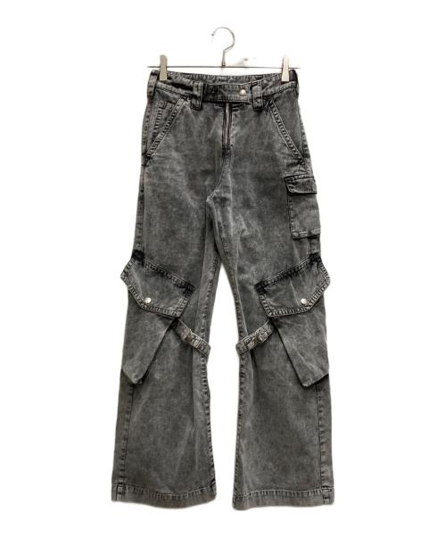 Acne studios（アクネ ストゥディオズ）Acne studios (アクネ ストゥディオズ) デニムカーゴトラウザー グレー サイズ:30(XXS)の古着・服飾アイテム